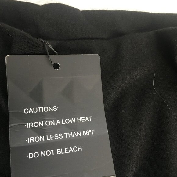 Black Comfort Pants Womens 2XL High Waist Stretch Capri Cropped Wide Leg Pull On - Picture 7 of 16